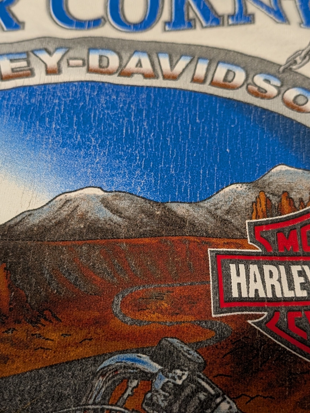 Harley-Davidson Four Corners Farmington NM Pocket Tee Shirt 2XL White - Picture 9 of 9